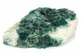 Green, Fluorescent, Cubic Fluorite Crystals - Madagascar #246154-2